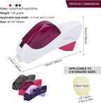 Handheld Auto Tape Dispenser, Handheld & Portable Design, White