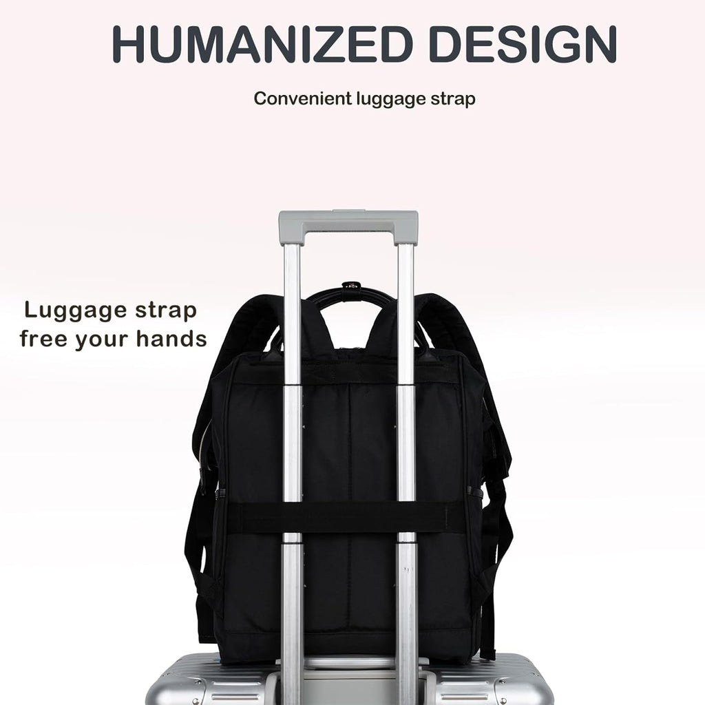 Laptop Backpack 17" Stylish Backpack Water Repellent College Casual Daypack Travel Business Work Bag for