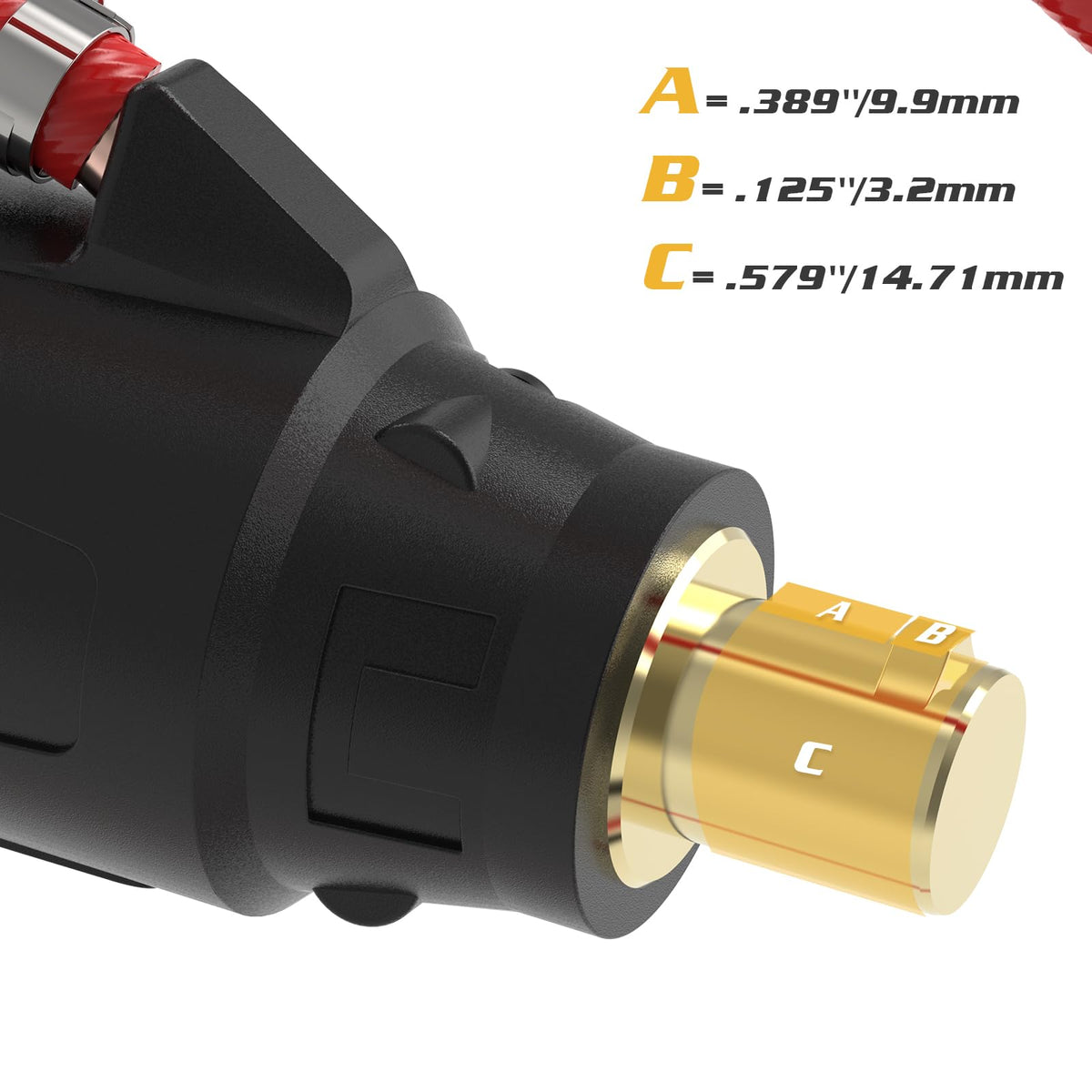 TOOLIOM 150A Lift TIG Torch Air-Cooled Welding Gun with 4 m Cable