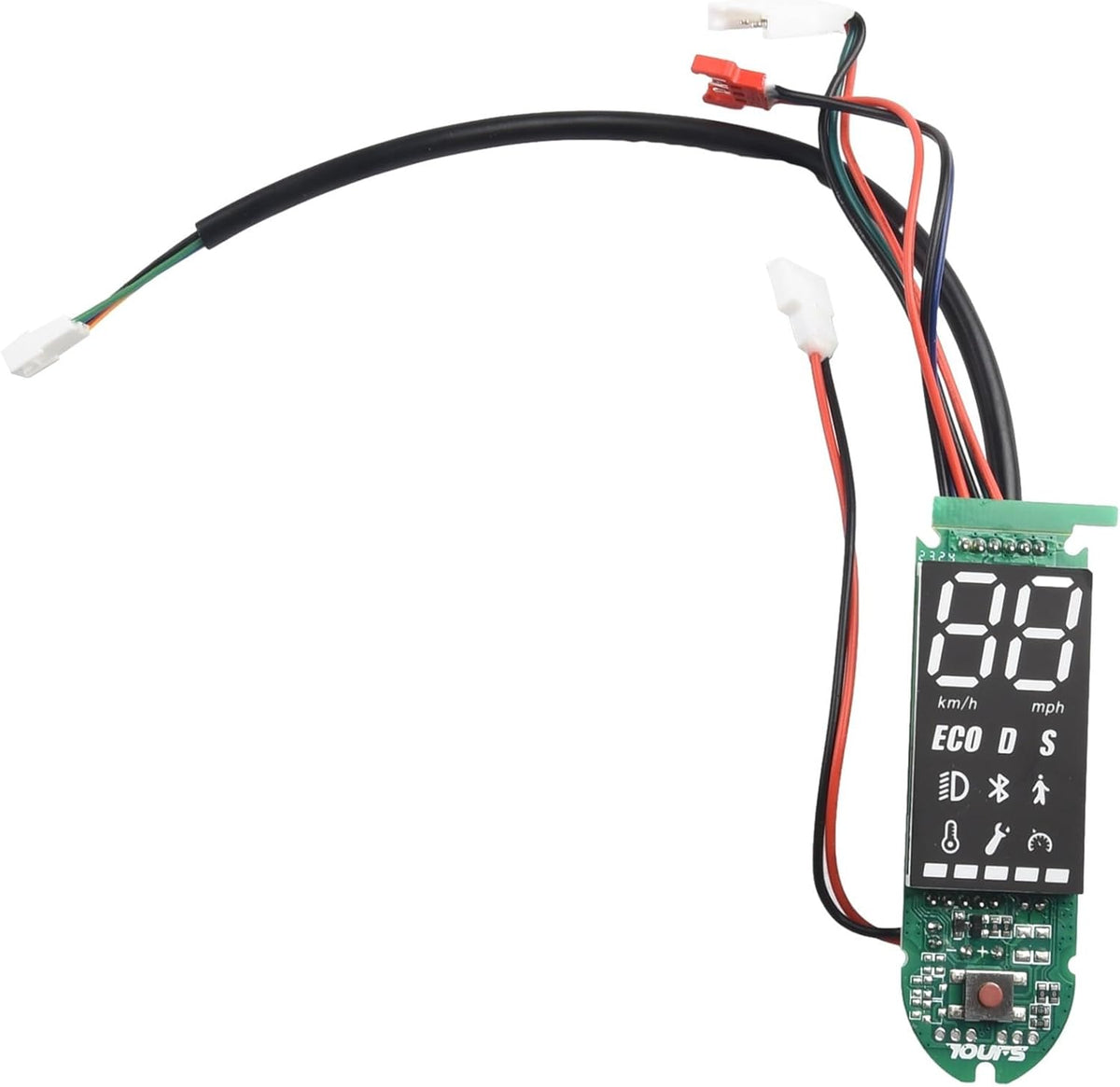 Eletric Scooter Controller, Electric Bike Scooter Brushless Controller Kit Include 36V 500W 17A Controller Dashboard and Accelerator