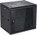 9U Wall Mount Server Cabinet Network Rack Enclosure Locking Glass Door by NETECABLE