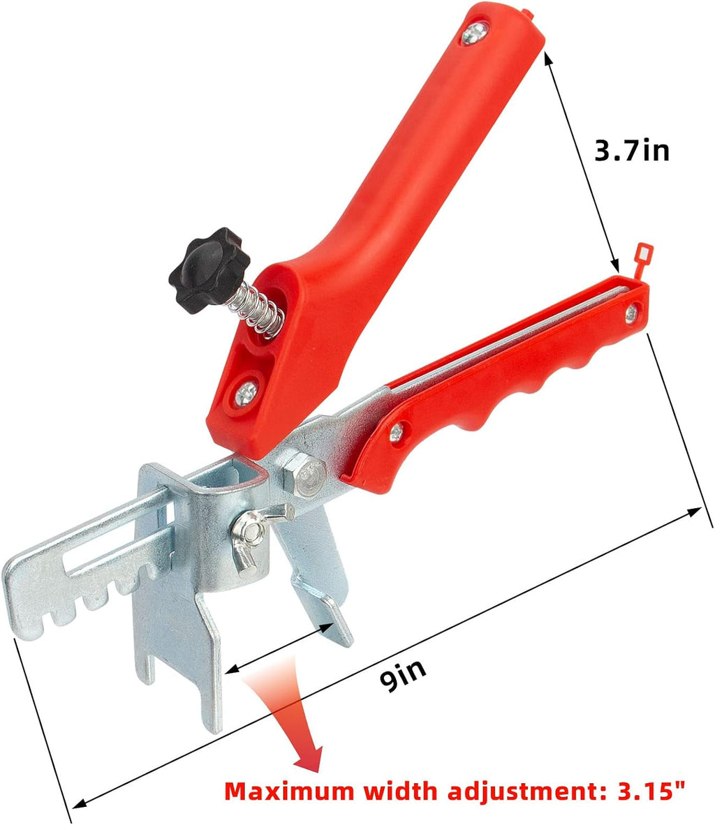 Tile Leveling System with Tile Plier, 1000-Piece Tile Spacers Clips and 200-Piece Reusable Wedges, Tile Leveler Tool
