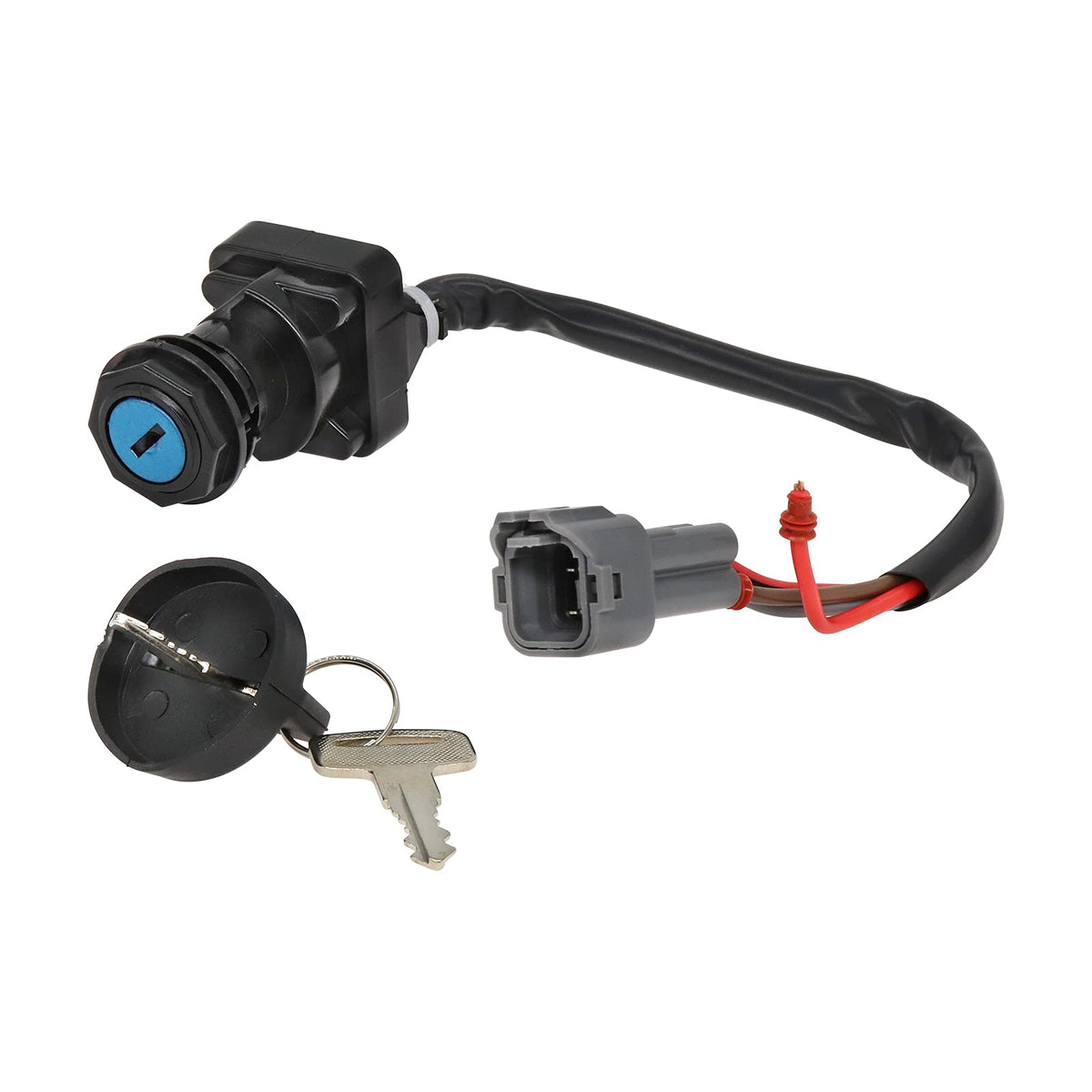 Ignition Switch Key Fit for Arctic Cat 650 ATV 2004-2007 V2 H1 700 Replace 0430036