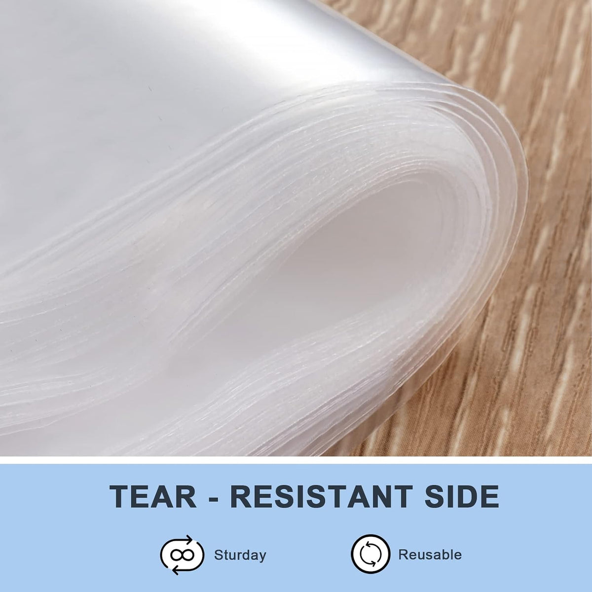 100 Pack 13 x 18 In Resealable Poly Bags Clear Plastic Zip Seal Bag