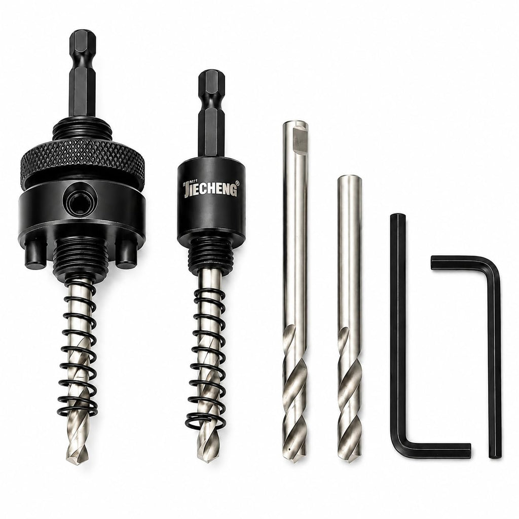 6-Piece Hole Saw Arbor Set, 1/4" Hex Quick Change Shanks