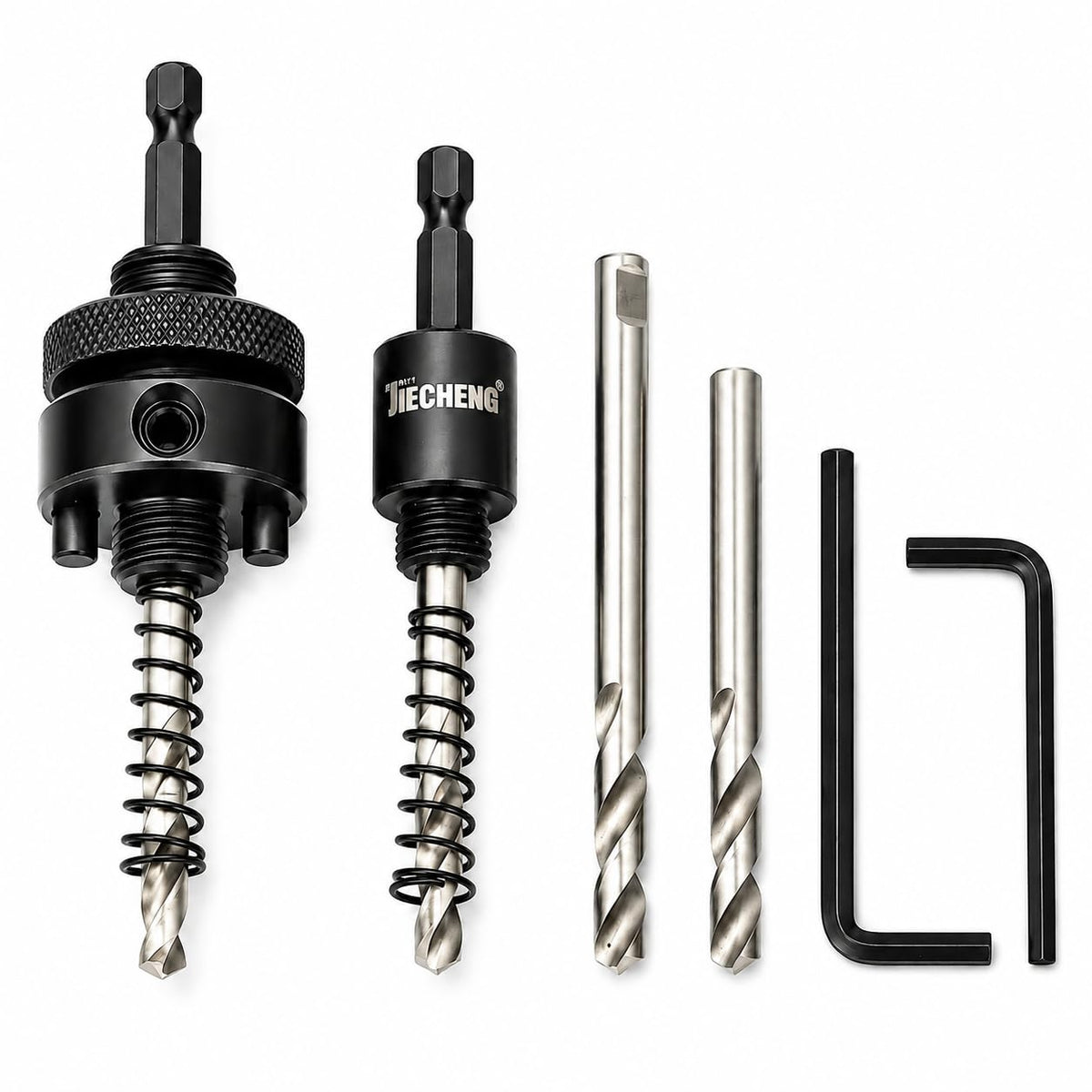 6-Piece Hole Saw Arbor Set, 1/4" Hex Quick Change Shanks