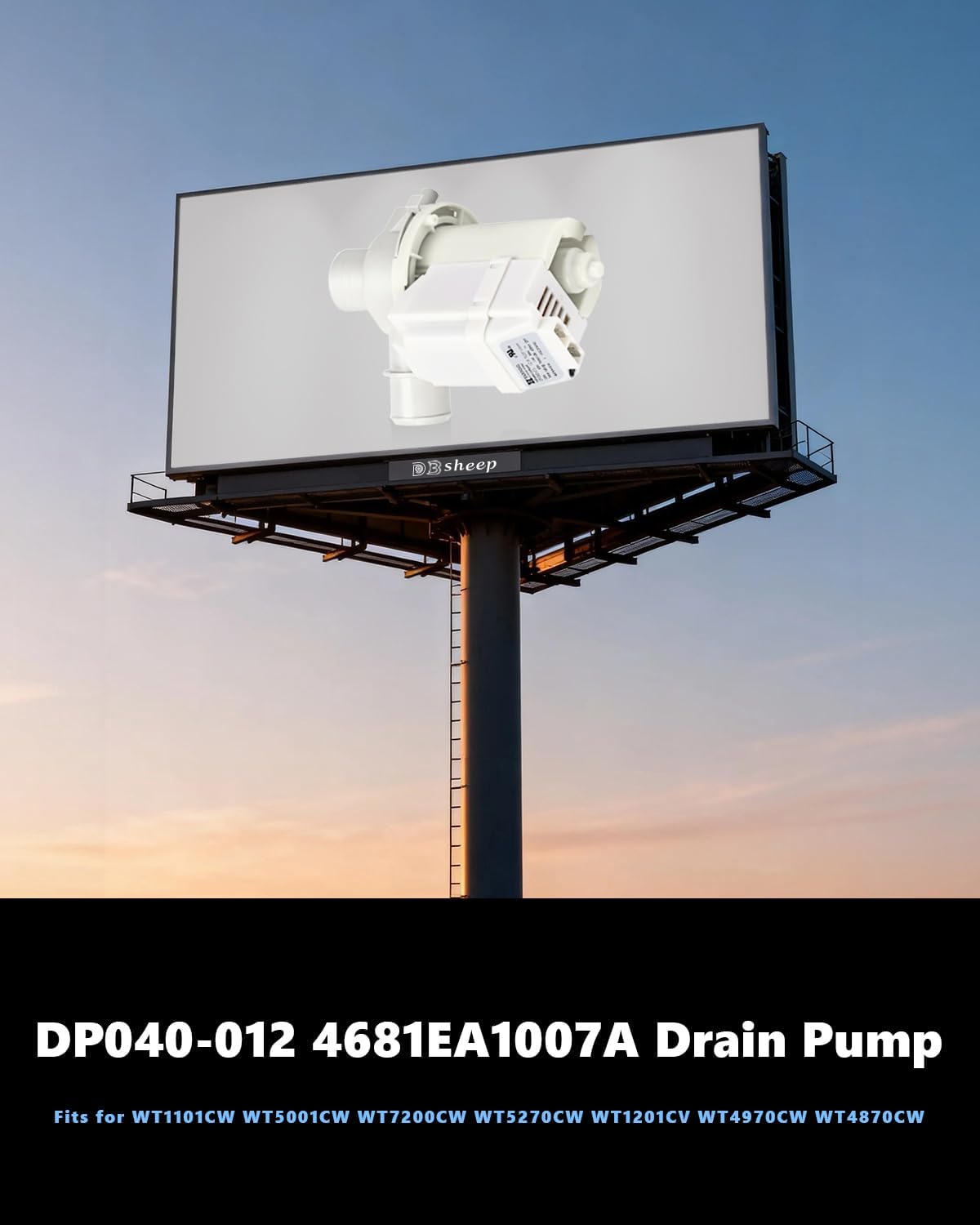 DP040-012 Washer Drain Pump - Replacement for LG 4681EA1007A