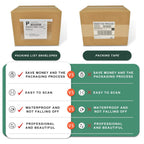 7.5" x 5.5"Clear Shipping Label Sleeves, Self-Adhesive Packing Slip Pouches, Top Loading Packing List Envelopes for