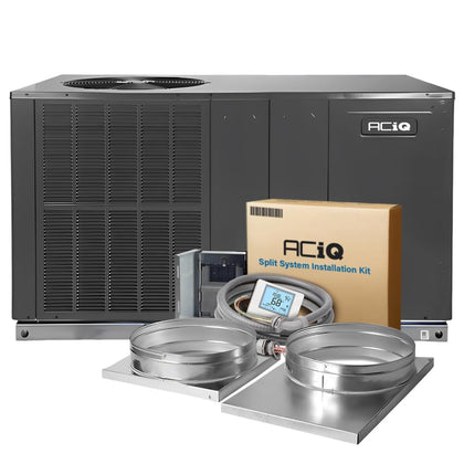 2 Ton 13.4 SEER2 Packaged Heat Pump System with 7.5kW & Install Kit