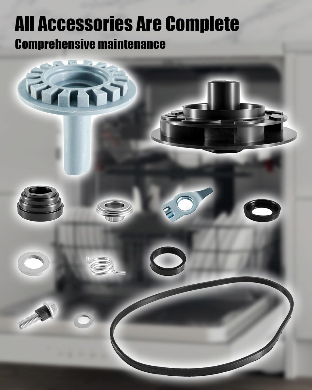 Dishwasher Impeller Kit Fit for Whirlpool Kenmore KitchenAid