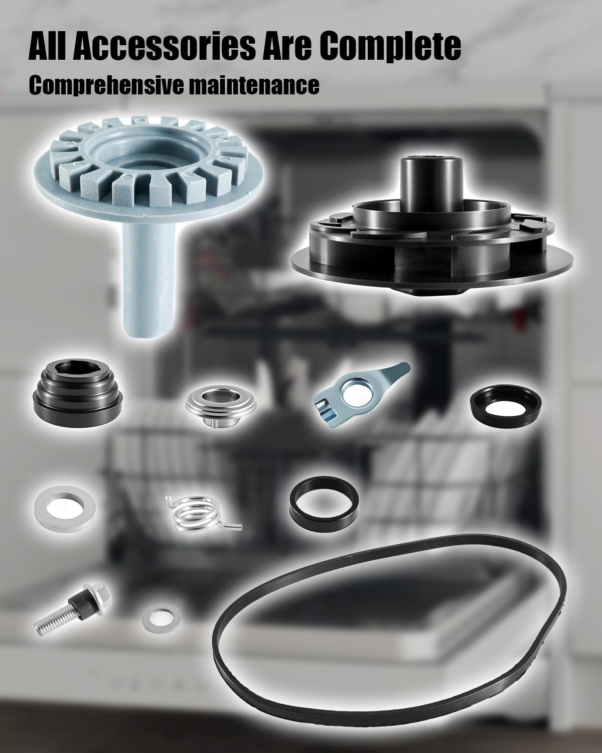 Dishwasher Impeller Kit Fit for Whirlpool Kenmore KitchenAid