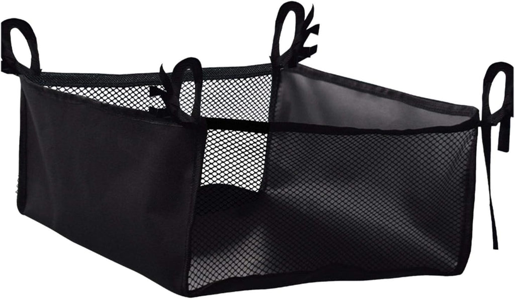 Wheelchair Bag, Rollator Seat Bag, Wheelchair Storage Bag, Side Storage Organizer, Lightweight and Heavy Duty Travel