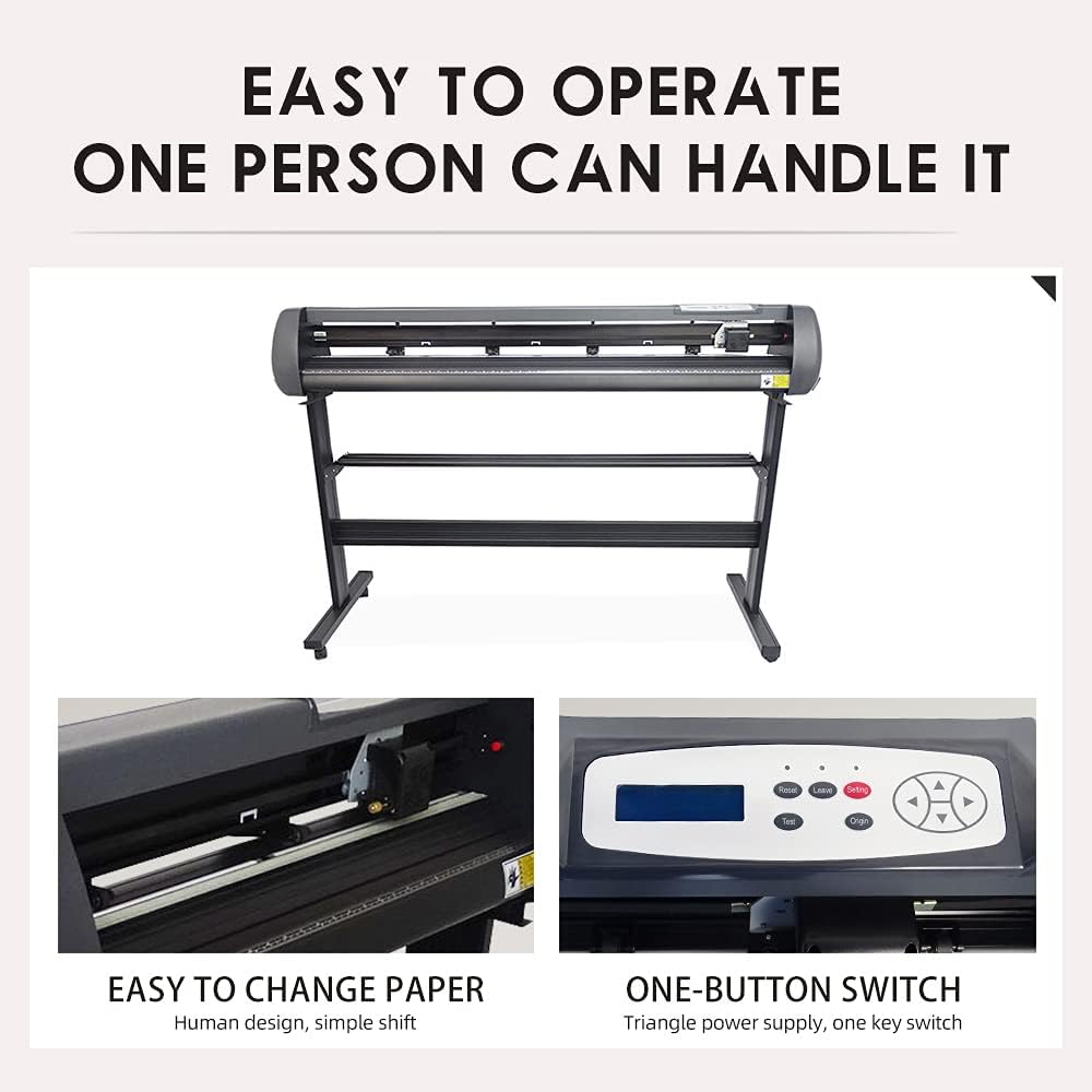 Cutting Plotter Machine ZAC 870mm Vinyl Cutter Machine 34.25 inch Paper Feed Cutting Plotter Vinyl Cutting Machine