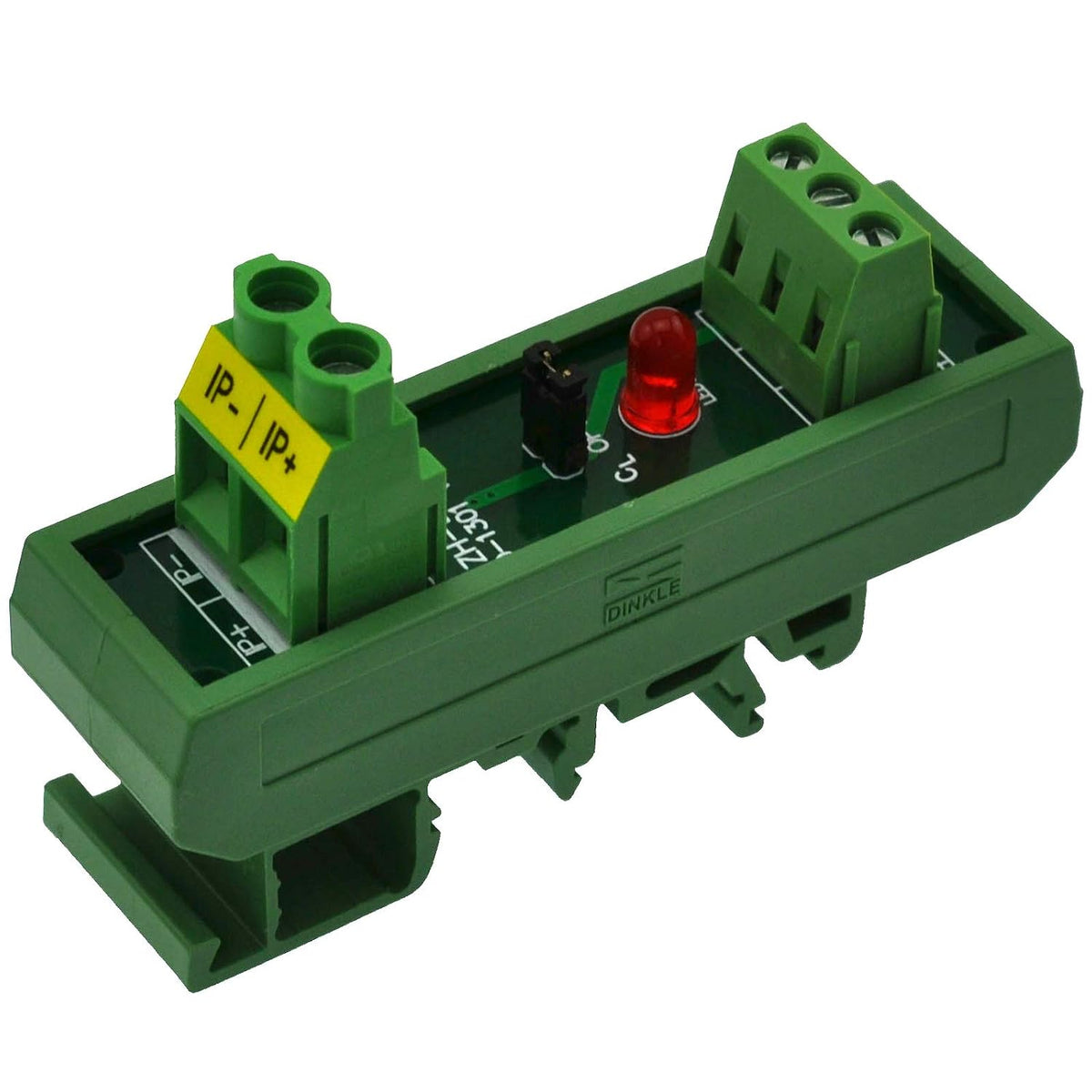 Slim DIN Rail Mount AC/DC Current Sensor Module, Based on ACS712. (+/-20Amp)