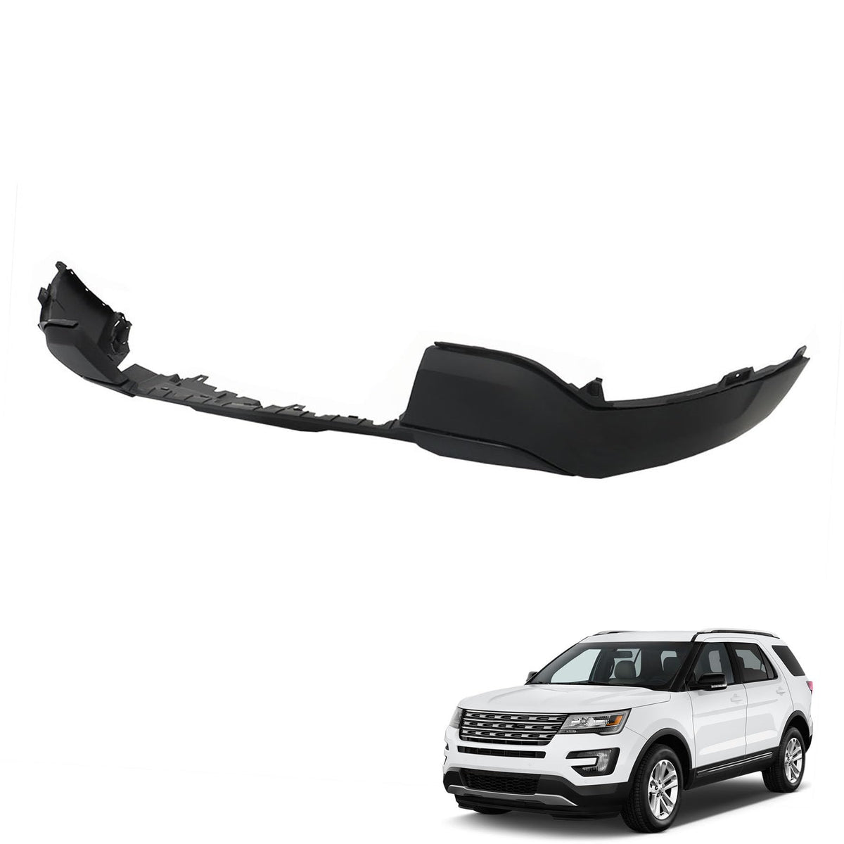 munirater Front Lower Bumper Cover Valance Replacement for Explorer