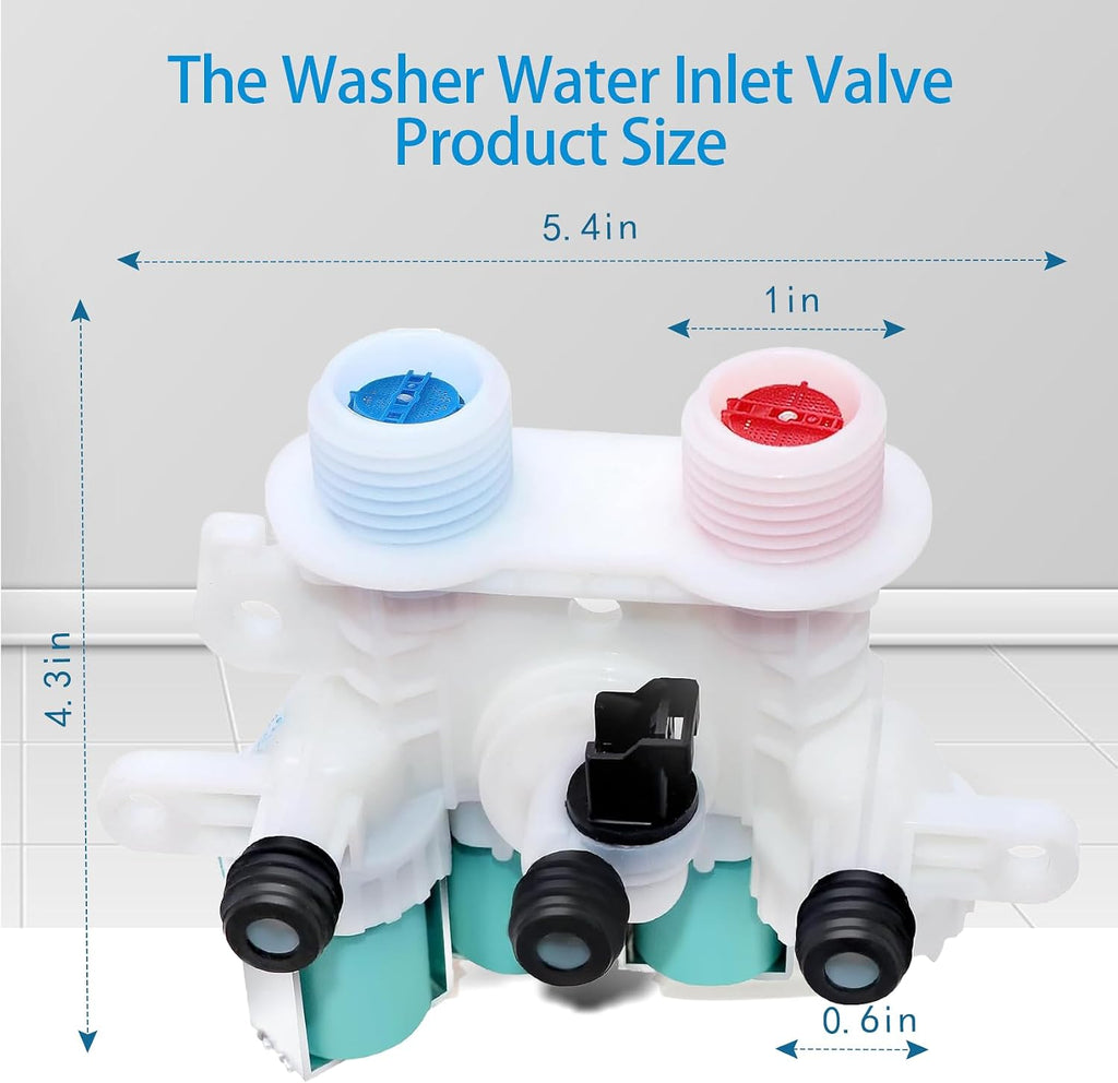 MVWB835DW0/4 MVWB765FW1//2 MVWB855DC3 Washer Inlet Valve for whirlpool