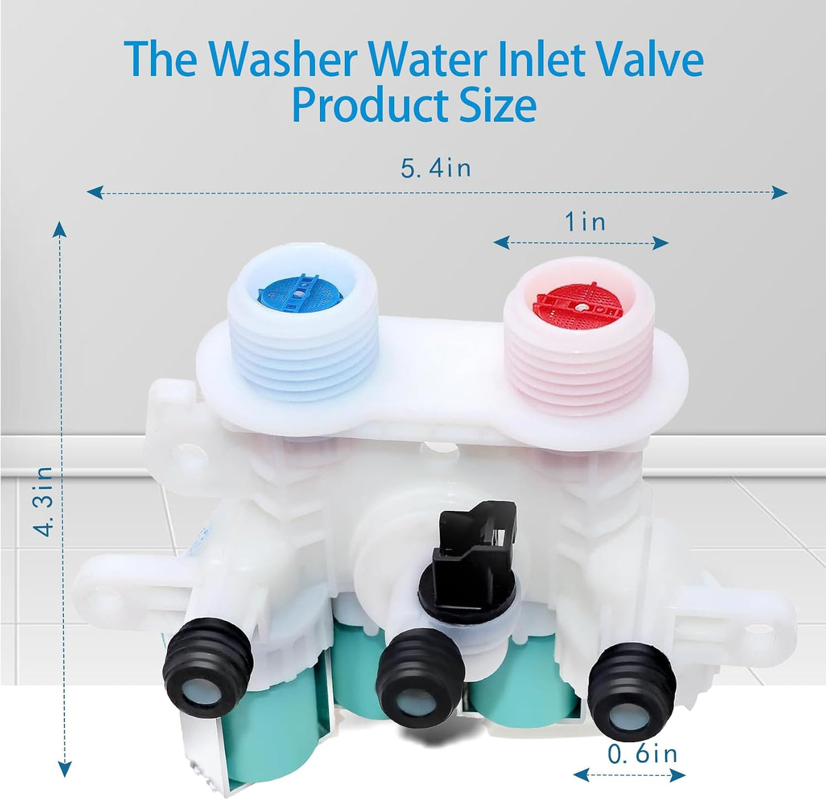 MVWB835DW0/4 MVWB765FW1//2 MVWB855DC3 Washer Inlet Valve for whirlpool