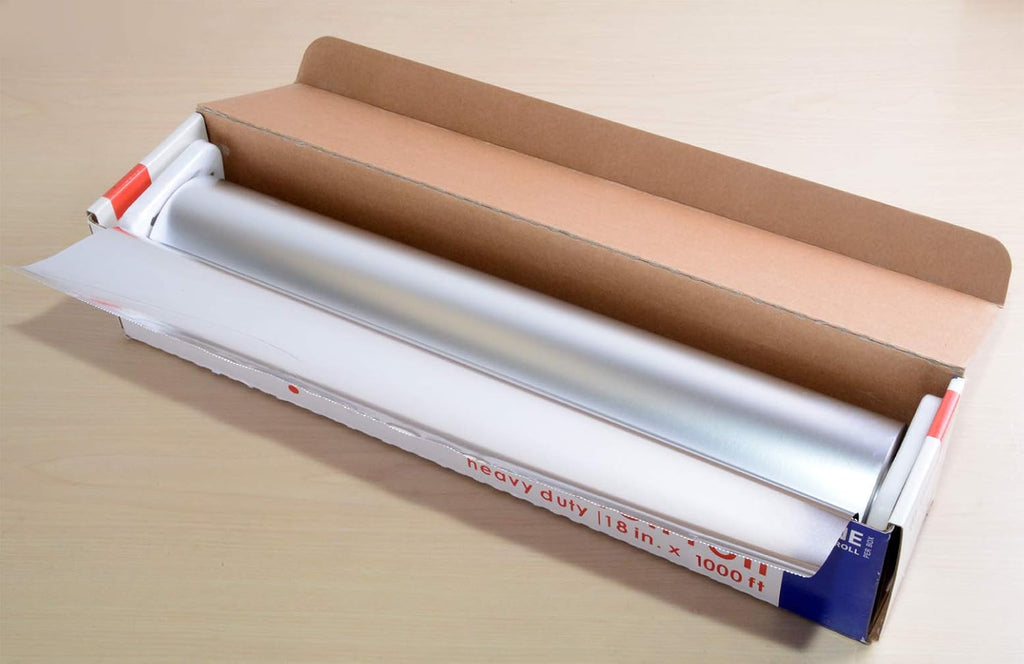 Aluminum Foil Roll, Heavy Duty, 18" x 500 Ft, J10002275