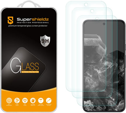 (3 Pack) Designed for Google Pixel 10 / Pixel 9 Tempered Glass Screen Protector, Anti Scratch, Bubble Free