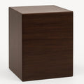 Wooden Cremation Urn for Human Ashes Adult Large Walnut Wood Urn Box TSA Travel Urn Modern Minimalist Memorial Burial