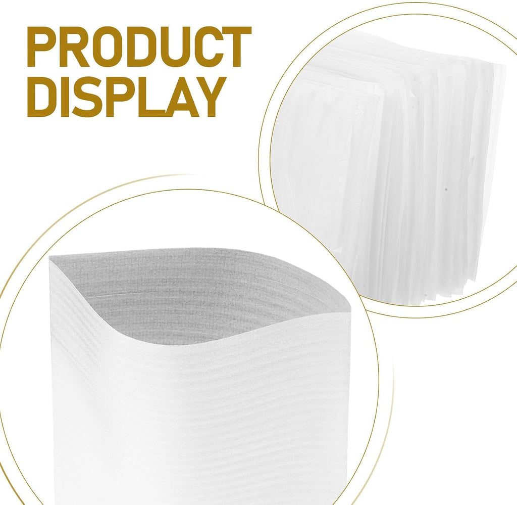 Foam Pouches Wrap Sleeves 100pcs for Packing Dishes, Epe Cushion