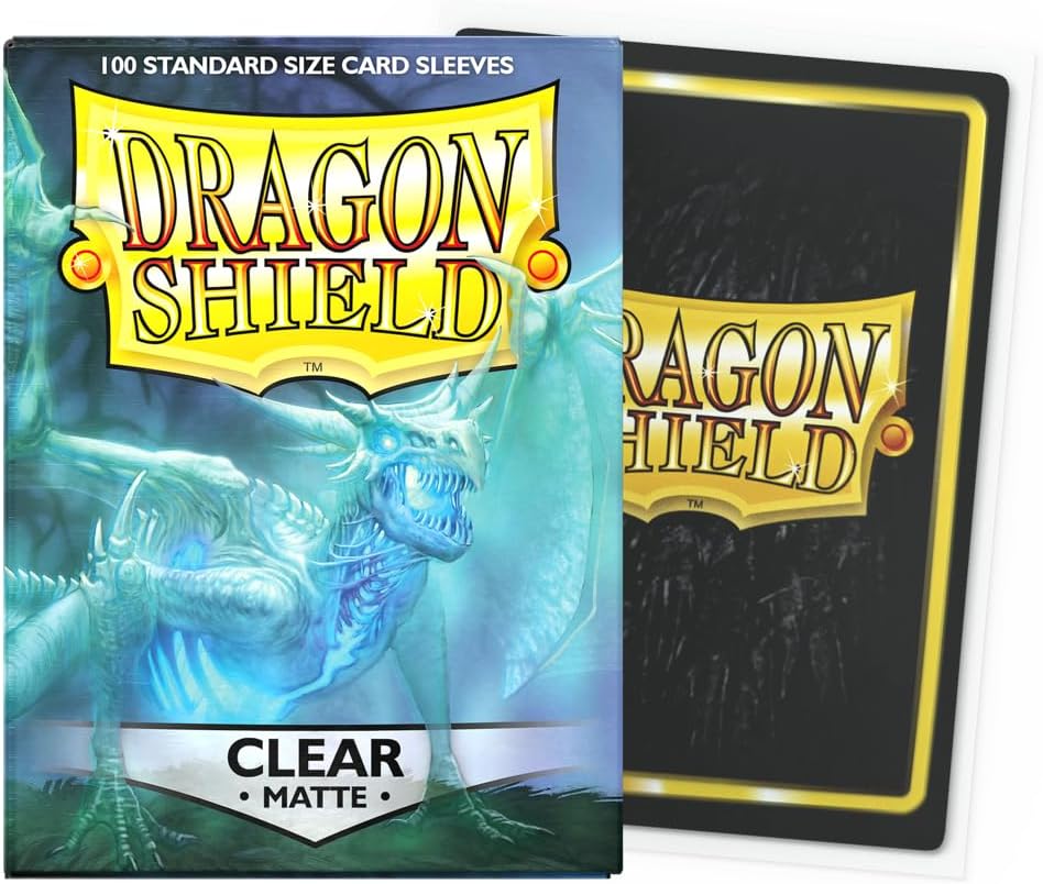 Standard Size Card Matte Sleeves | 100 CT - Smooth & Tough Premium TCG Sleeves | Compatible with Pokemon, Flesh &