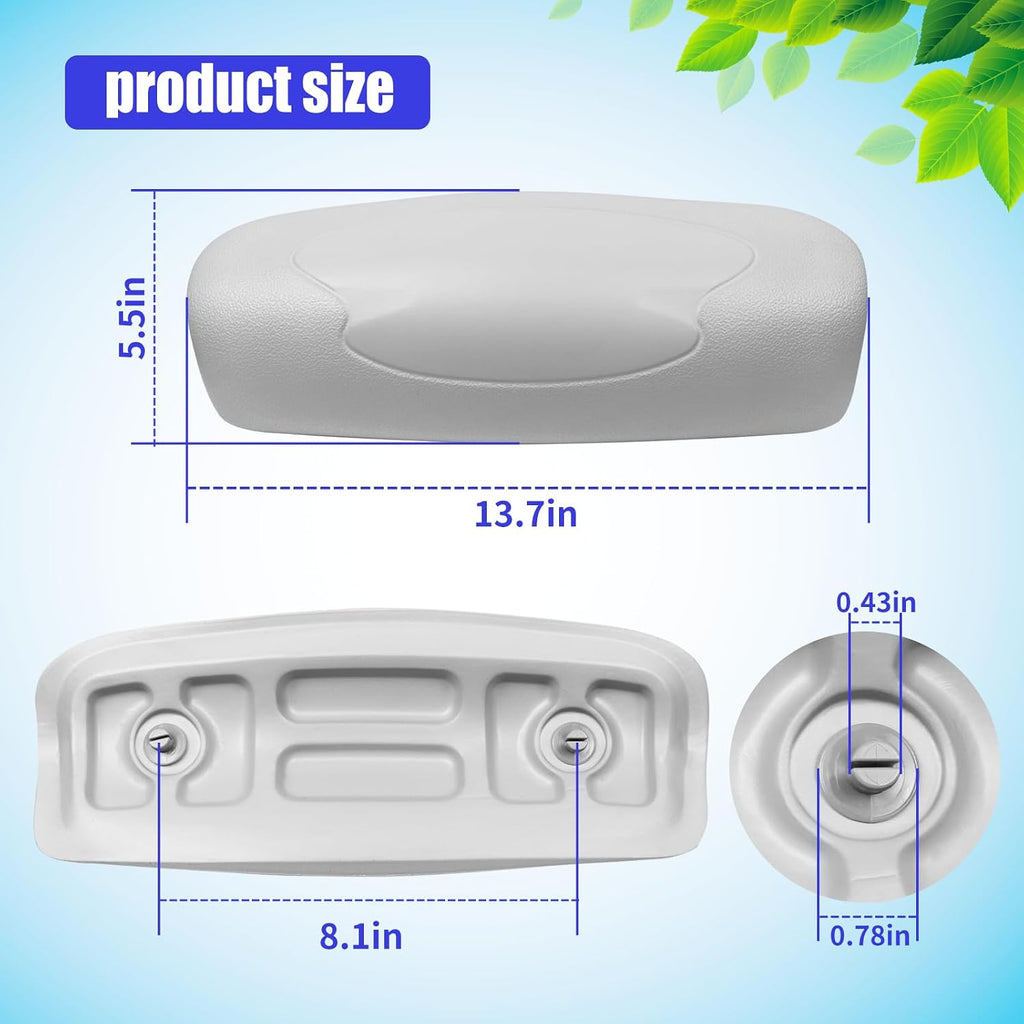 2 Pcs 72597 Spa Pillow Replacement for Hot Spring Highlife Series 2002-2007