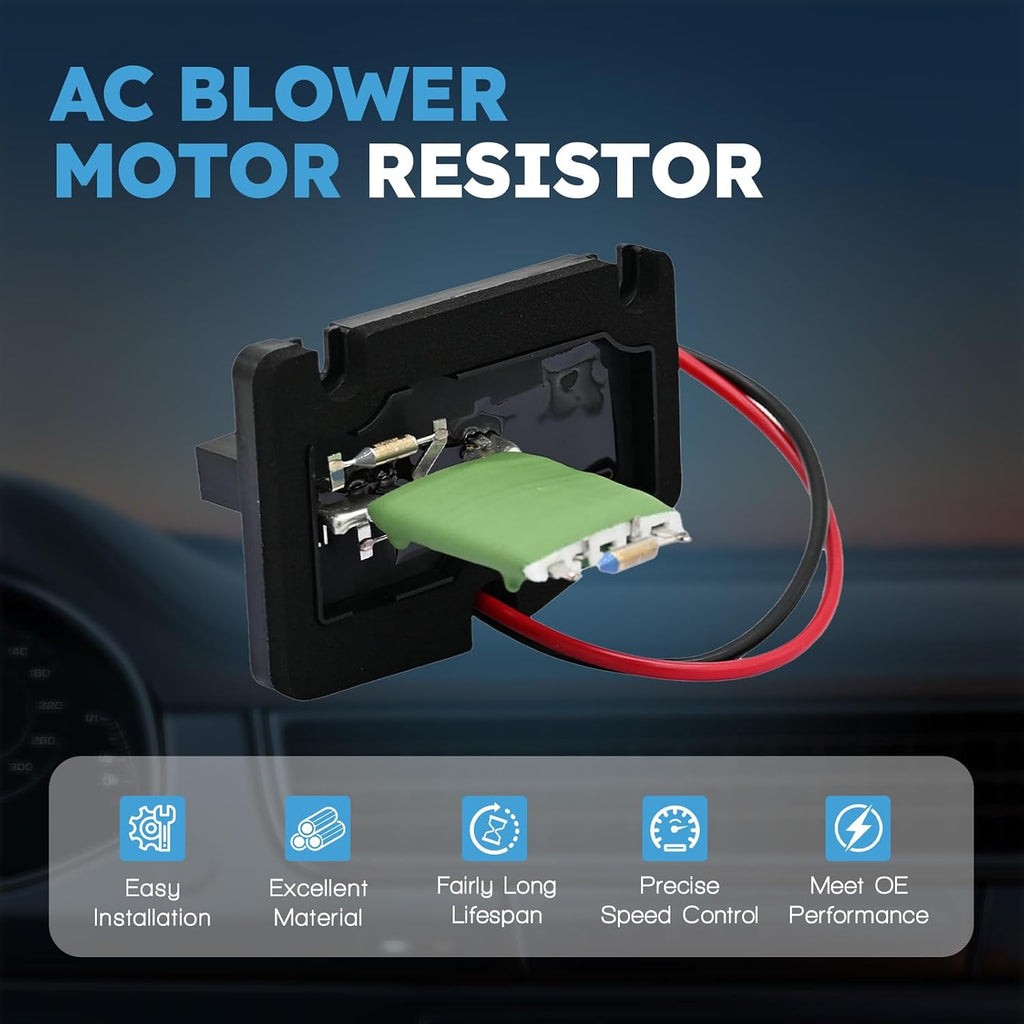 HVAC Blower Motor Resistor with Harness for Buick Century Lacrosse 89019101