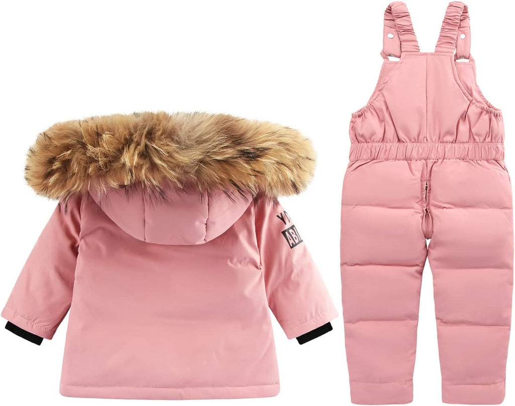 Boy Snow Pant And Jacket Toddler Girl Snowsuit Winter Clothes Snow Bib Kid Coat