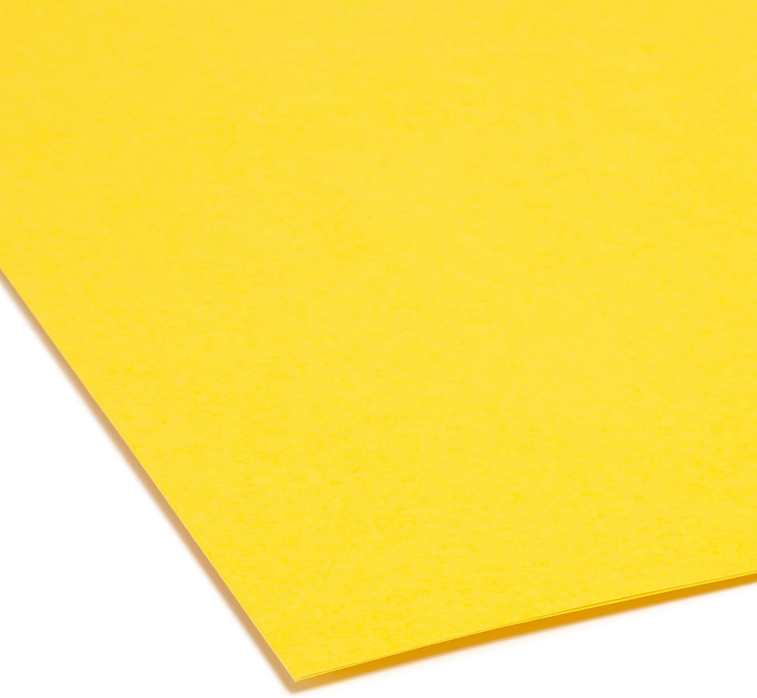 Colored File Folder, 1/3-Cut Tab, Legal Size, Yellow, 100 per Box (17943)