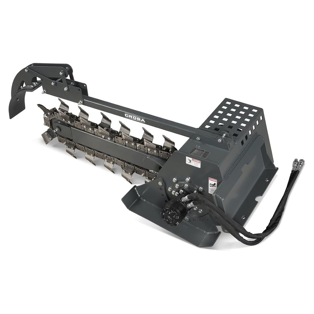 20'' Cutting Depth Mini Skid Steer Trencher Attachments, TR20