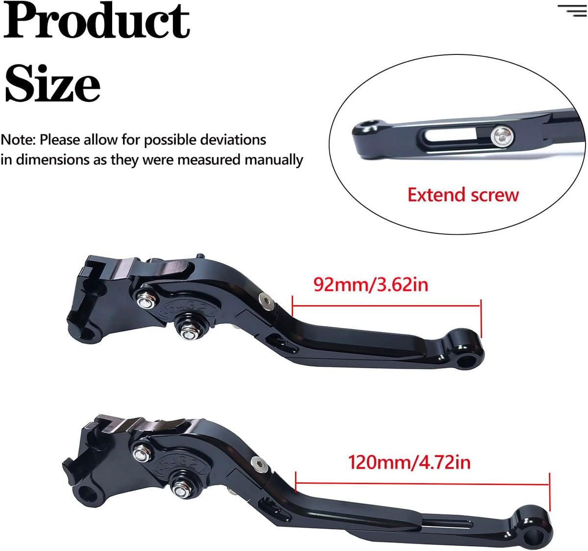 Brake Clutch Levers Replacement for Honda CBR600RR CBR1000RR 08-26
