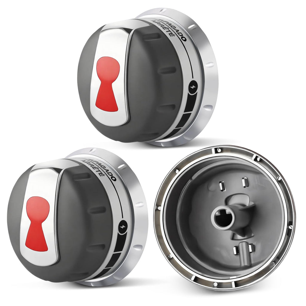 [3 Pack] Upgraded 88848 Gas Grill Burner Replacement Knobs