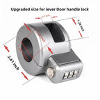 Keyed Door Handle Lockout Device Cover with Code Measure Before Order