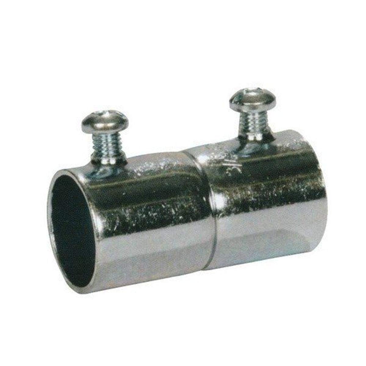 Morris Products 14904 EMT Set Screw Coupling, Steel, 1-1/2 Trade Size