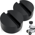 Floor Jack Pads, Height-Adding Pinch Weld Adapter, Rubber, 2-Pack