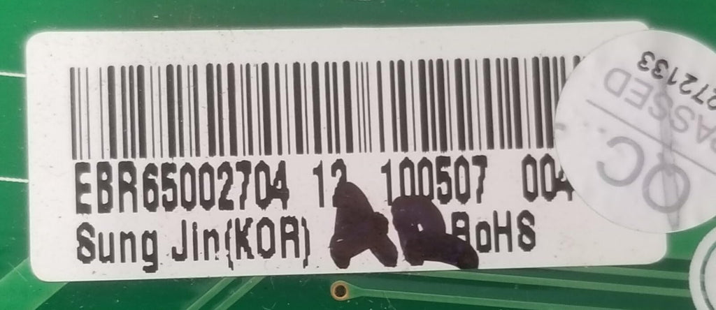 OEM Replacement for LG Refrigerator Control EBR65002704
