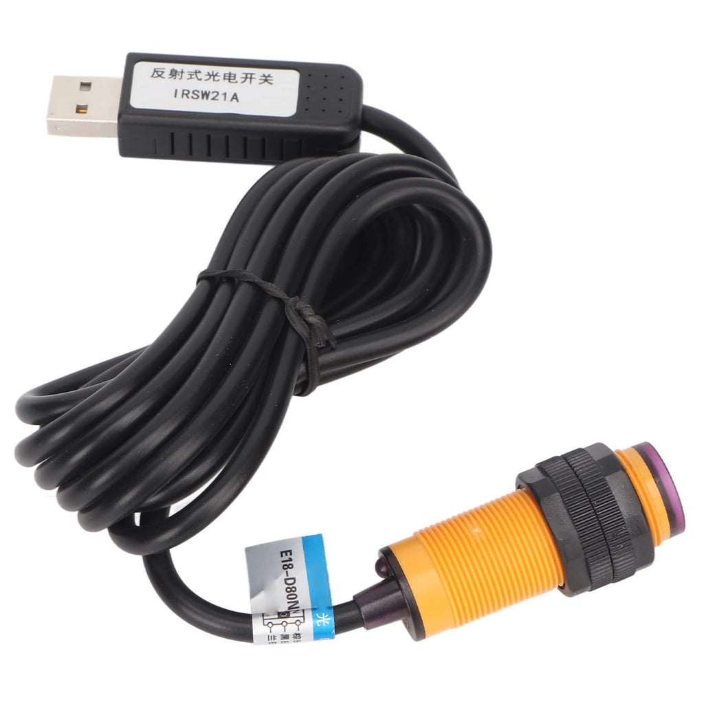 USB Infrared Reflective Photoelectric Switch Sensor for Gaming, Office, Mechanical Equipment