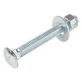 3/8" x 3" (50 Pack) Zinc Carriage Bolt Kit, Grade 307A