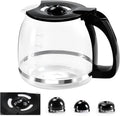 12 Cup Glass Coffee Carafe Pot Replacement for Mr Coffee and Black & Decker