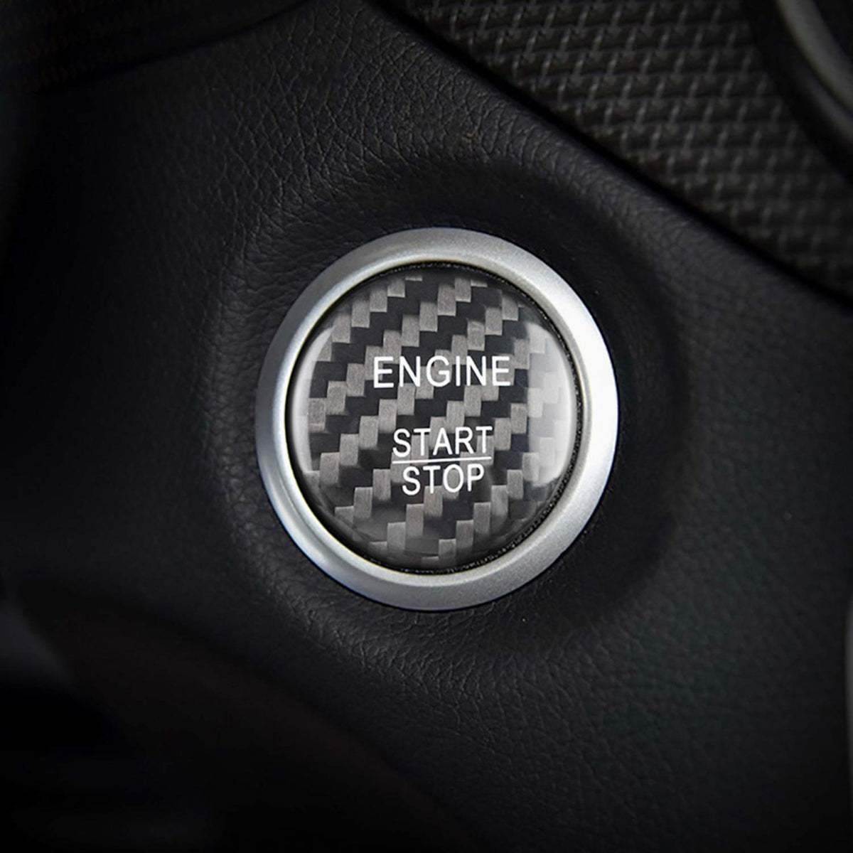 M.JVisun Ignition Switch Engine Start Stop Button Cover for Mercedes-Benz