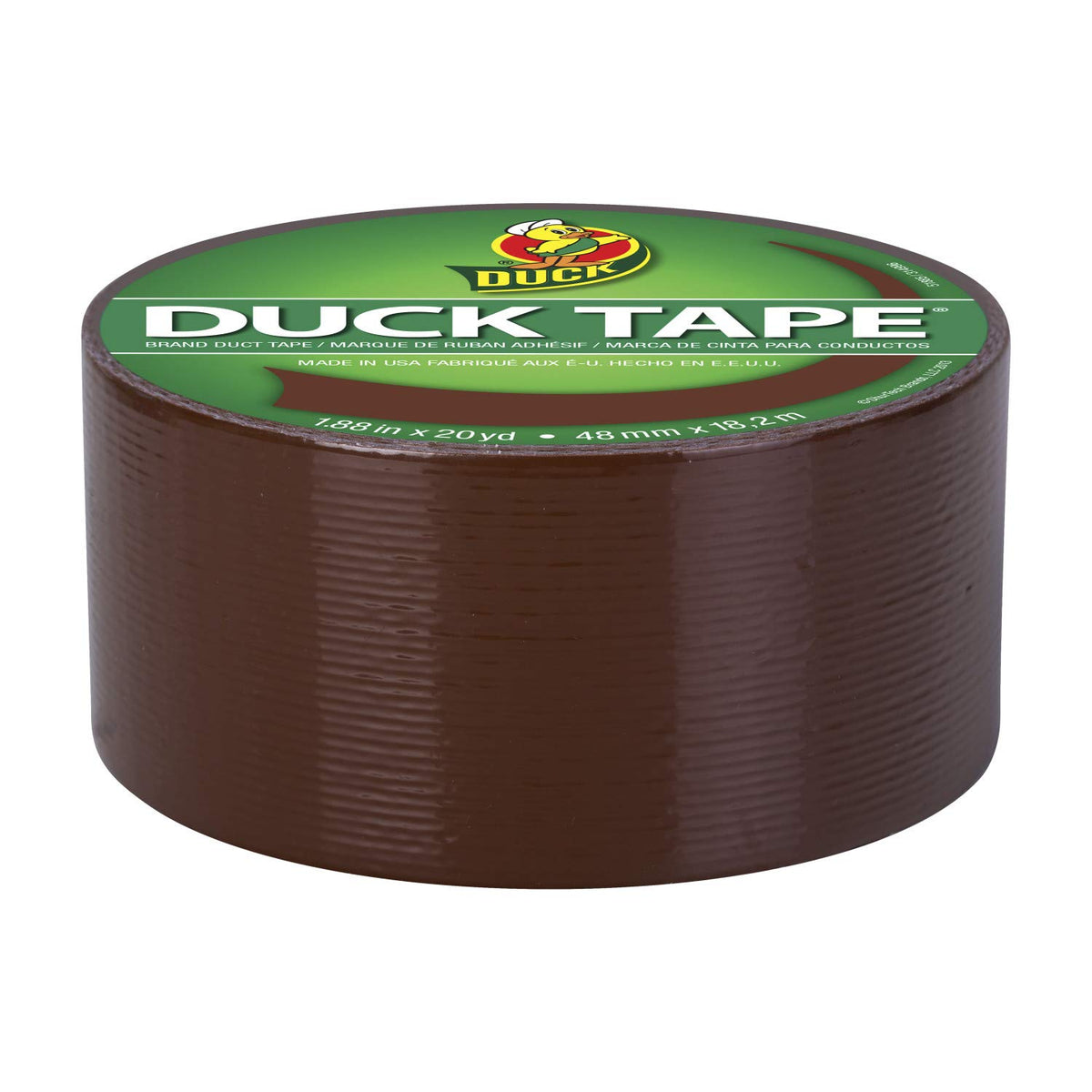 Brand 1304965 Color Duct Tape, Single Roll, Brown, 60 Foot