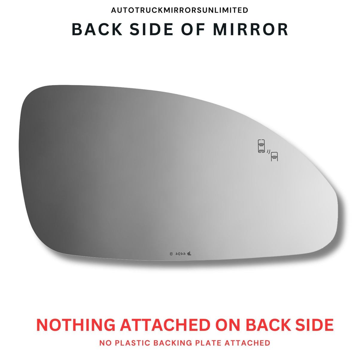 Driver Side Mirror Replacement Glass + Glue for 13-17 Buick Enclave