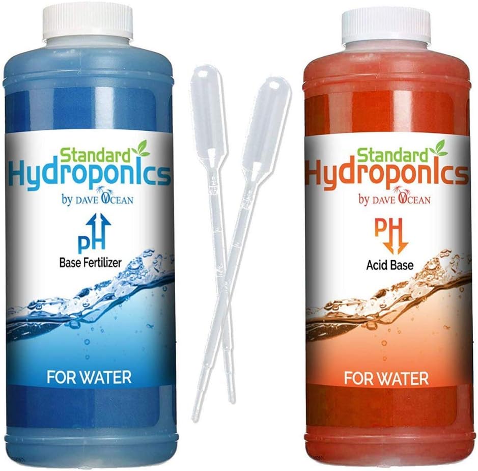 Standard Hydroponics pH Up and Down Kit - 10 Ounce Bottle pH Adjuster for Hydroponic Systems, Coco Coir Even Soil.
