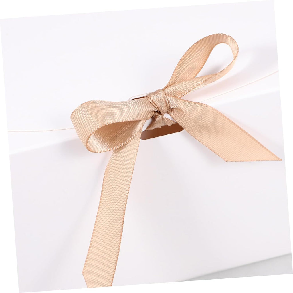 12pcs White Clamshell Gift Boxes with Lid for Weddings