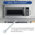 Upgraded WB01X10180 Microwave Mounting Bolt Kit for GE Microwaves
