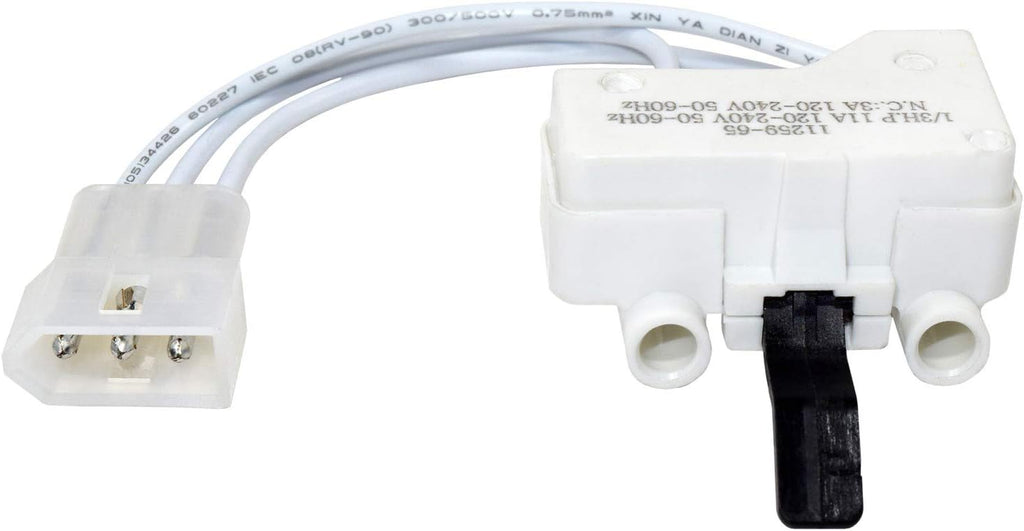 HQRP Dryer Door Switch compatible with Estate EED4400SQ0 EED4400TQ0 EED4400VQ0 EED4400WQ0 EED4400WQ1 EGD4400SQ0 EGD4400TQ0 EGD4400VQ0 EGD4400WQ0