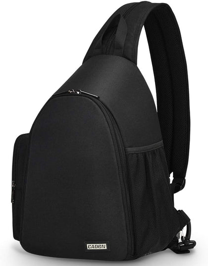 Camera Bag Sling Backpack, Camera Case Backpack with Tripod Holder for DSLR/SLR Mirrorless Cameras (Canon Nikon Sony