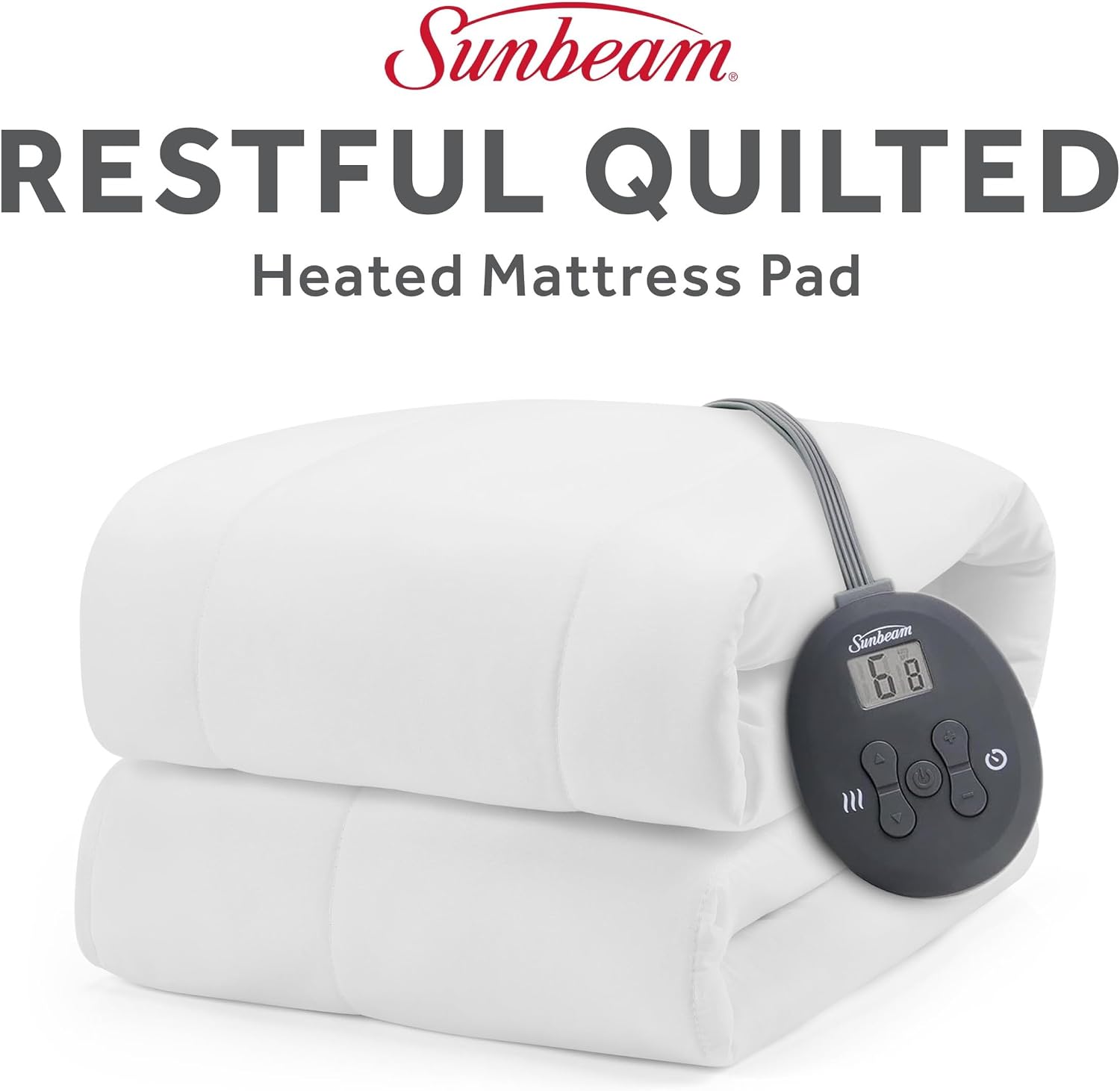 Heated Mattress Pad Quilted 12 Heat Deep Pocket Twin 75x39