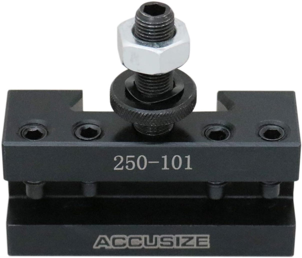 Accusize Industrial Tools AXA Turning and Facing Holder, for 1/2'' Turning Tools, Quick Change Tool Holder, Style 1, 0250-0101